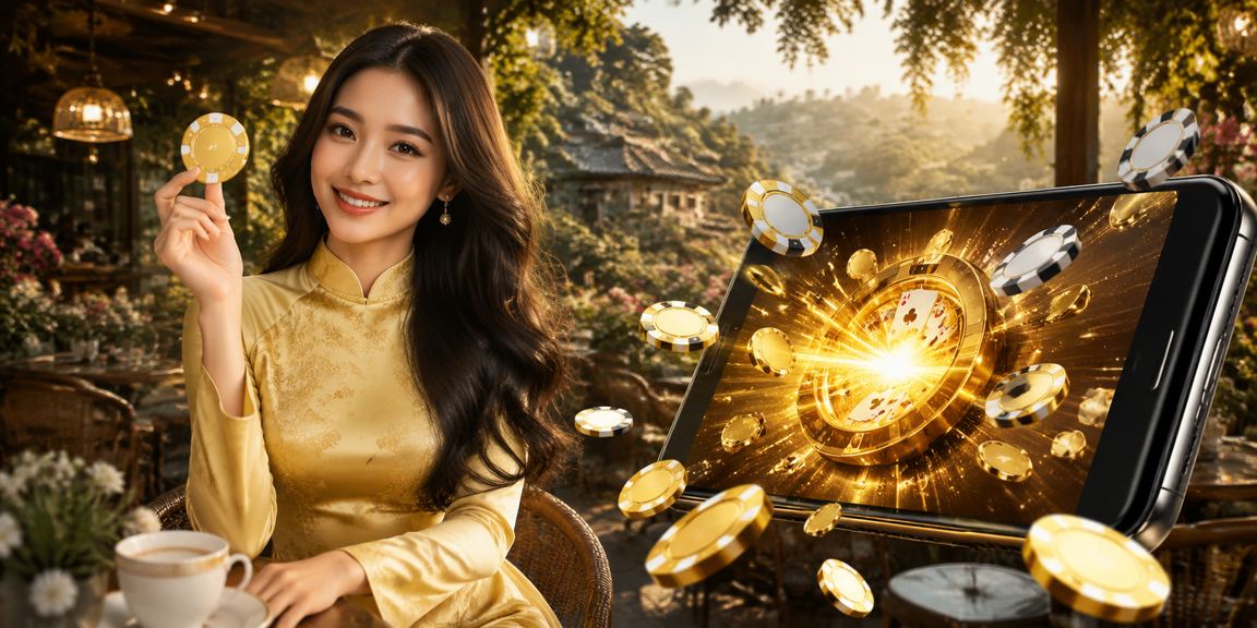 Trò chơi bài truyền thống tại Đà Lạt với trang phục áo dài Việt Nam