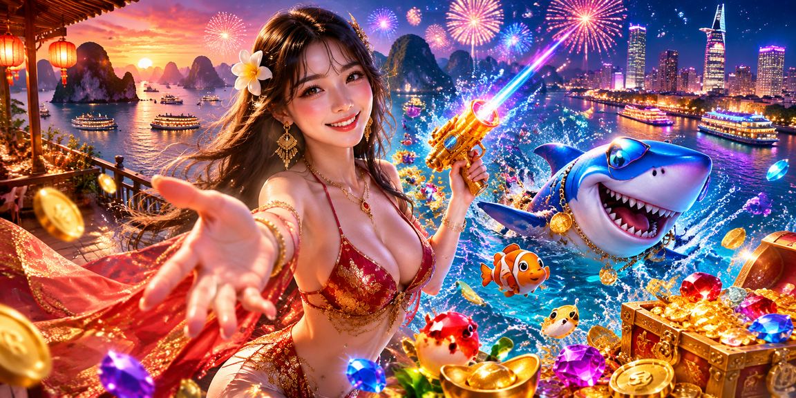 Không khí lễ hội Sài Gòn sôi động với trò chơi bắn cá và giải trí trực tuyến